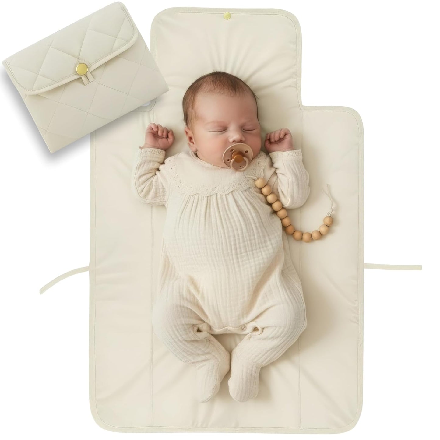 Skiennix Portable Diaper Changing Pad - Soft, Easy-to-Clean Mat for Babies | Lightweight & Foldable for Travel