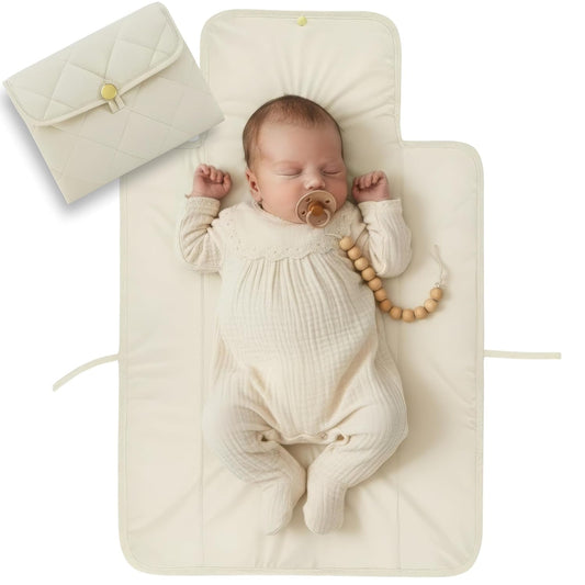 Skiennix Portable Diaper Changing Pad - Soft, Easy-to-Clean Mat for Babies | Lightweight & Foldable for Travel