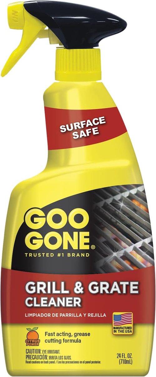 Goo Gone Grill Cleaner - 24 Ounce - Effectively Cleans Cooking Grates and Racks