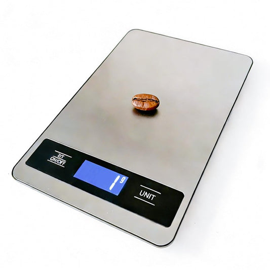 Kitchen Food Scale 33lb/15kg, High Precision 1g Digital Weight Scale with Timer & Backlit LCD, Stainless Steel, Tare & Unit Conversion (g/oz/ml/lb) for Pet Care or Cooking Baking Coffee Meat Bread
