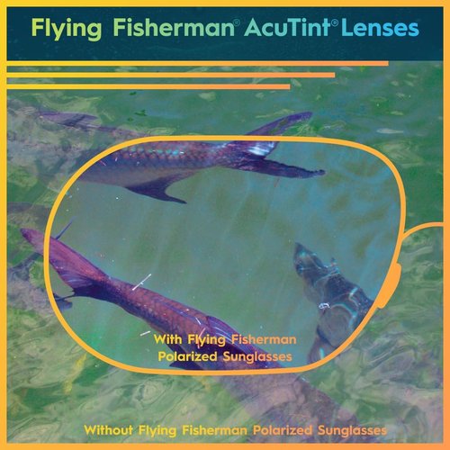 Flying Fisherman Last Cast Polarized Sunglasses with AcuTint UV Blocker for Fishing and Outdoor Sports