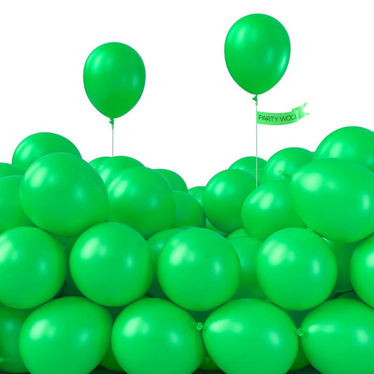 PartyWoo Green Balloons 50pcs 5 Inch Green Latex Helium Balloons for Birthday Baby Shower Graduation Engagement Wedding Dinosaur Jungle Golf Football Baseball Theme Party Decorations Green-Y24
