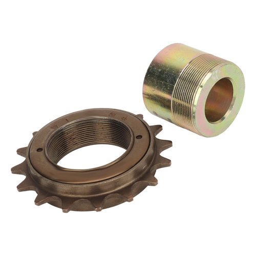 Freewheel Adapter Kit, 16T Freewheel with 20mm Adapter, 20mm Freewheel Adapter Replacement for Electric Tricycles Motorcycles Karts, High Strength Iron