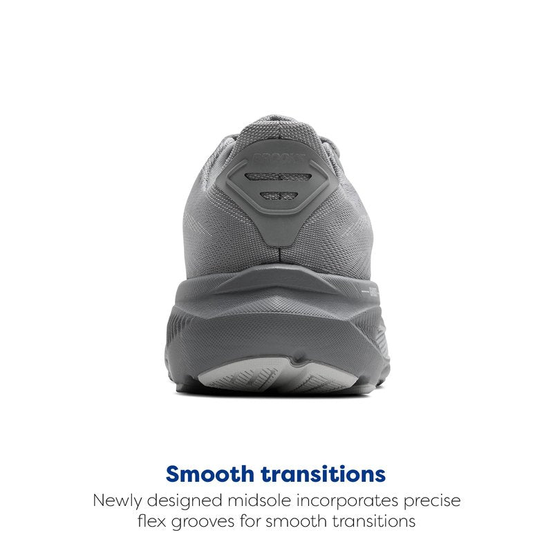 Brooks Men’s Ghost 17 Neutral Running Shoe - Primer Gray/Oyster Mushroom - 11.5 Wide