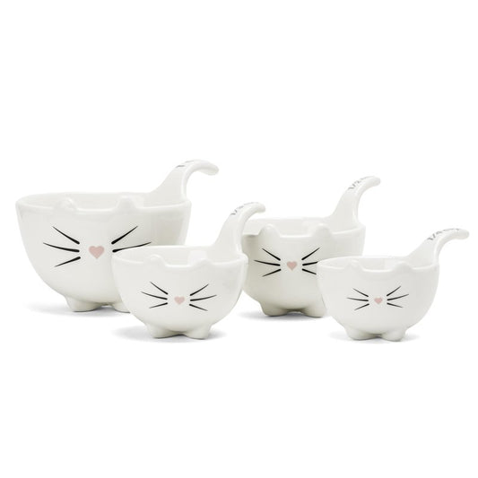 Lemon Ceramic Spoons Set: Lemon Shaped Measuring Spoons: 1 Tablespoon, 1 Teaspoon, 1/2 Teaspoon and 1/4 Teaspoon