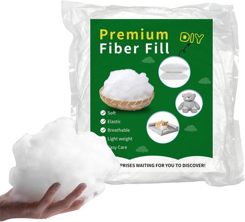 Daylendar Premium Fiberfill Stuffing - High-Resilience 100g for Crafts & Stuffed Animals | Recyclable & Versatile