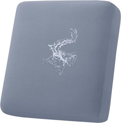 Hyha Waterproof Couch Cushion Covers - Stretch & Non-Slip Sofa Slipcover for Dogs | Washable Grey (Small)