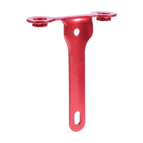 Co2 Bottle Bracket, Road Mountain Inflating Bracket CO2 Cartridge Holder, Can Mount 2 Cartridges (Red)