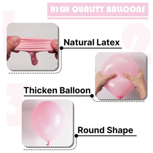 PartyWoo Baby Pink Balloons 101pcs 12 Inch Pastel Pale Light Pink Latex Helium Balloons for Baby Shower Gender Reveal Easter Bachelorette Wedding Bridal Shower Birthday Party Decorations Pink-Q05