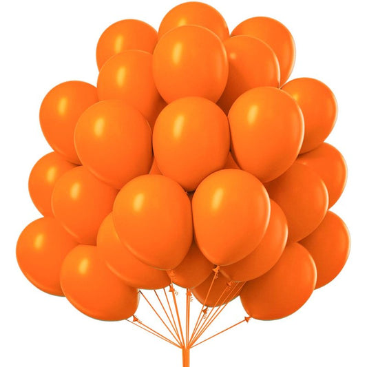 PartyWoo Orange Balloons 100pcs 12 Inch Fall Latex Helium Balloons for Birthday Baby Shower Graduation Tangerine Little Cutie Pumpkin Tropical Sunshine Boho Theme Party Decorations Orange-Y9