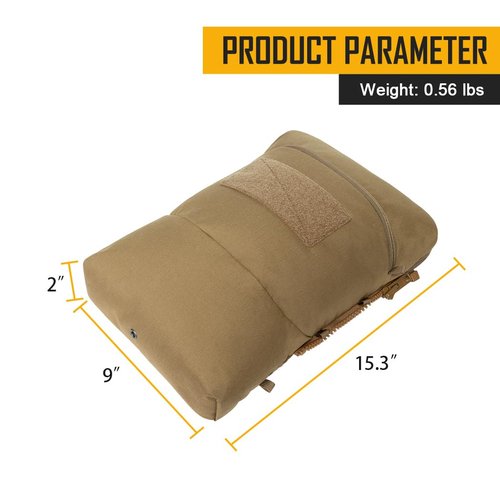 IDOGEAR Tactical Hydration Pack for 2L Hydration Water Bladder Outdoor Hiking Airsoft Water Bladder Carrier for Vest JPC2.0 Backpack(Coyote Brown)