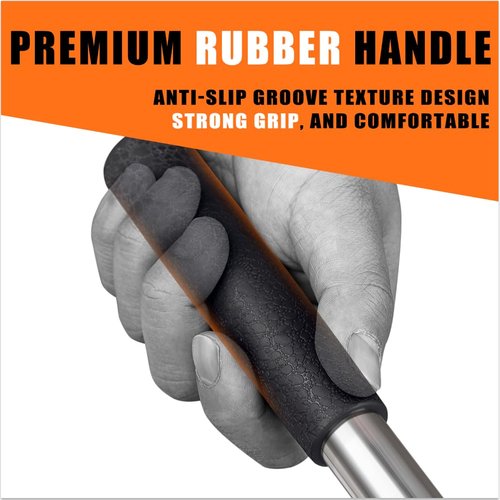 BIRDIEBLAST Golf Ball Retriever Telescopic for Water, 9Ft/12Ft/9.01Ft/16.3Ft/20Ft Stainless Steel Golf Ball Retriever, Professional Golf Ball Retriever