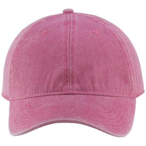 Washed Cotton Unstructured Baseball Cap for Men Women Retro Classic Gift Golf Dad Hats