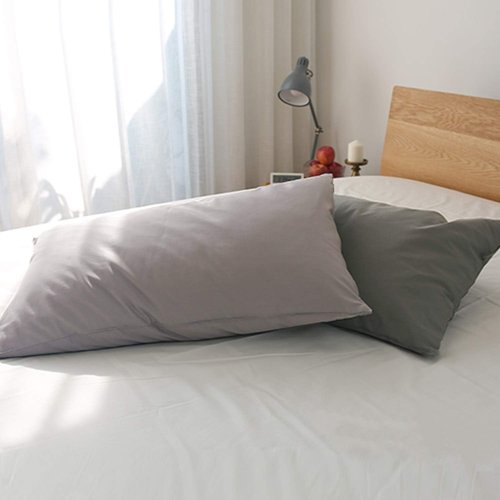 FLXXIE Microfiber Queen Pillowcases - Ultra Soft, Wrinkle & Fade Resistant | 20x30 Inches, Smoky Grey