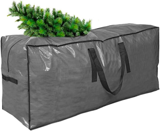 Primode Christmas Tree Storage Bag - Protective Zippered Case for 7.5ft Disassembled Holiday Trees | Gray