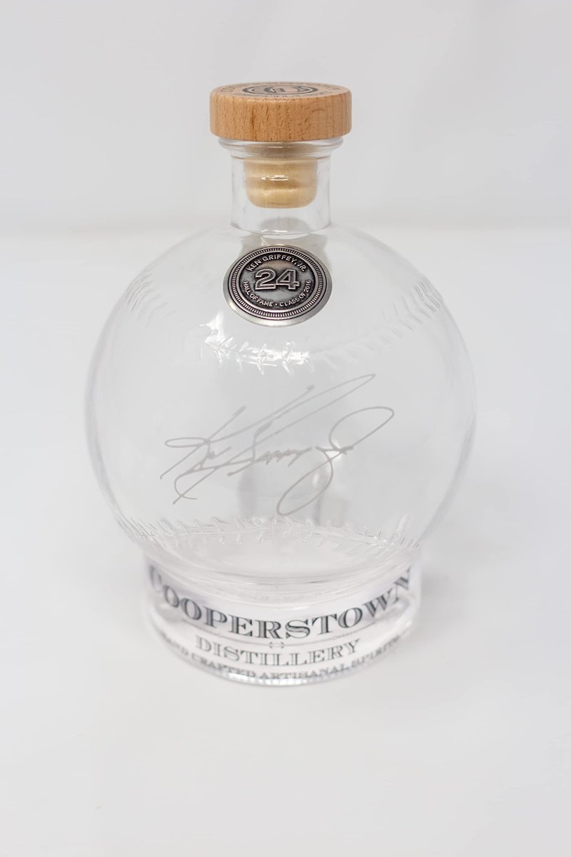 Cooperstown Distillery Baseball HOF Ken Griffey Jr. Signature Decanter