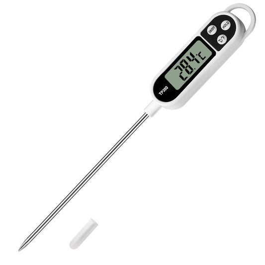 Skiennix Digital Meat Thermometer - Instant Read Probe for Cooking, BBQ & Baking | Long Probe for Accurate Temperature