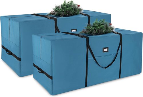 Hearth & Harbor Christmas Tree Storage Bag - Durable 600D Oxford with Reinforced Handles | Fits 7.5 & 9 FT Trees