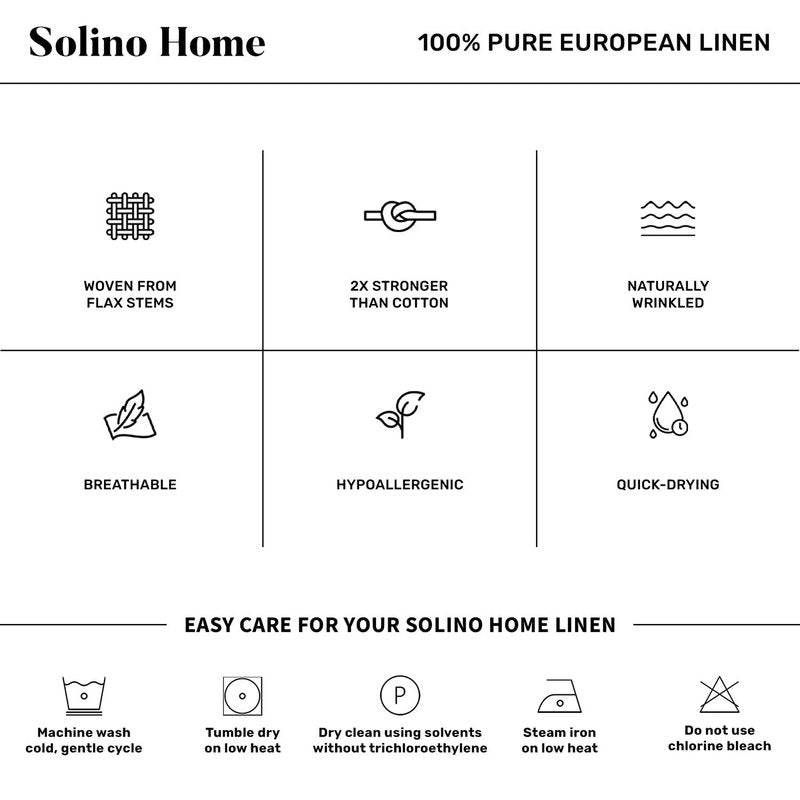 Solino Home Linen Checkered Table Runner 108 Inches Long - 100% Pure Linen Red and Green Buffalo Check Table Runner 14 x 108 Inch Ideal for Dining