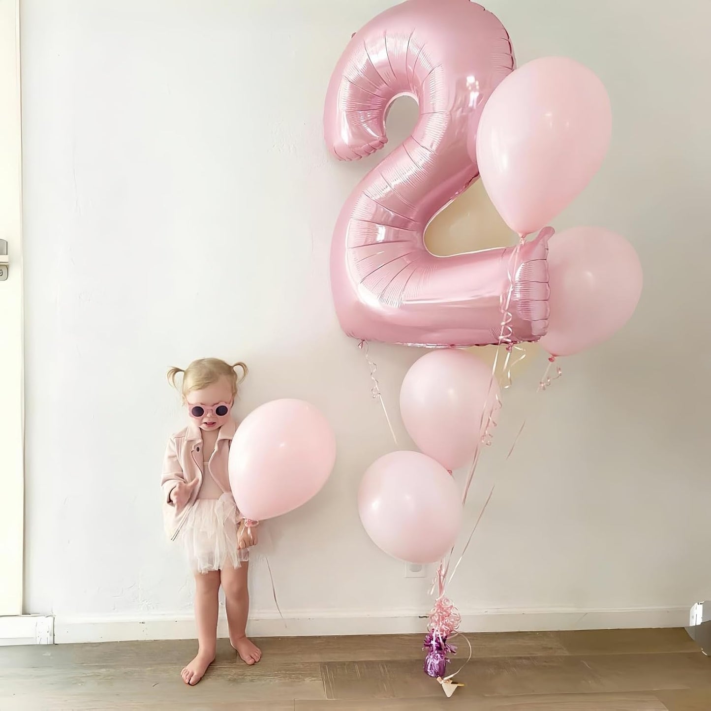 Pastel Pink 40" Foil Number Balloon 0 by [Brand Name] - Large Helium Balloon for Birthday & Graduation Celebrations