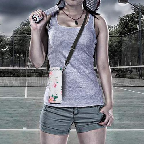 Insulated Neoprene Water Bottle Carrier with Adjustable Strap - Fits 750ML & 1000ML Bottles