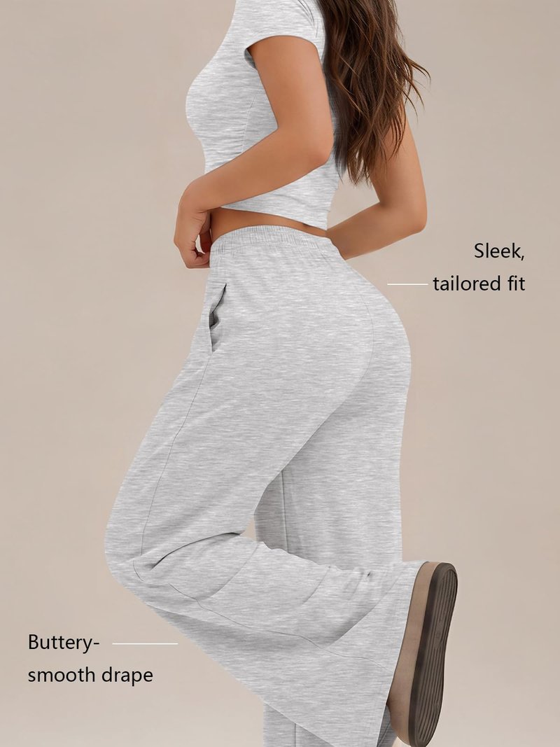 Trendy Queen Womens Petite 2 Two Piece Set 2026 Summer Workout Beach Vacation Cruise Gym Clothes Fall Fashion Lounge Matching School Comfy Airport Travel Outfit Athleisure Clothing