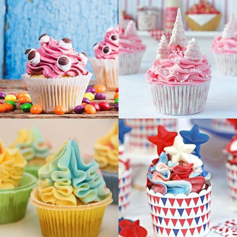 Russian Piping Tips Set, Airlxf Stainless Steel Flower Cake Cupcake Decorating Supplies Kit Flower Frosting Tips DIY Icing Piping Tips for Cake Decorating (7 PCS Leaf Tips)