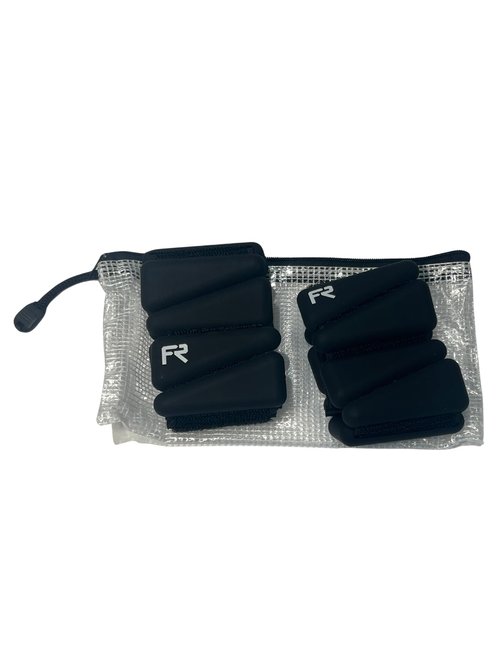 FR Wrist and Ankle Weights for Women, Black, Blue, Gray (Black)