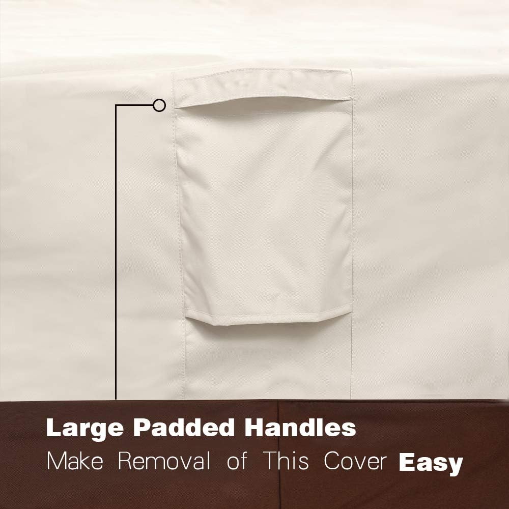 Vailge Heavy-Duty Adirondack Chair Cover - Waterproof Outdoor Furniture Protection | Beige & Brown