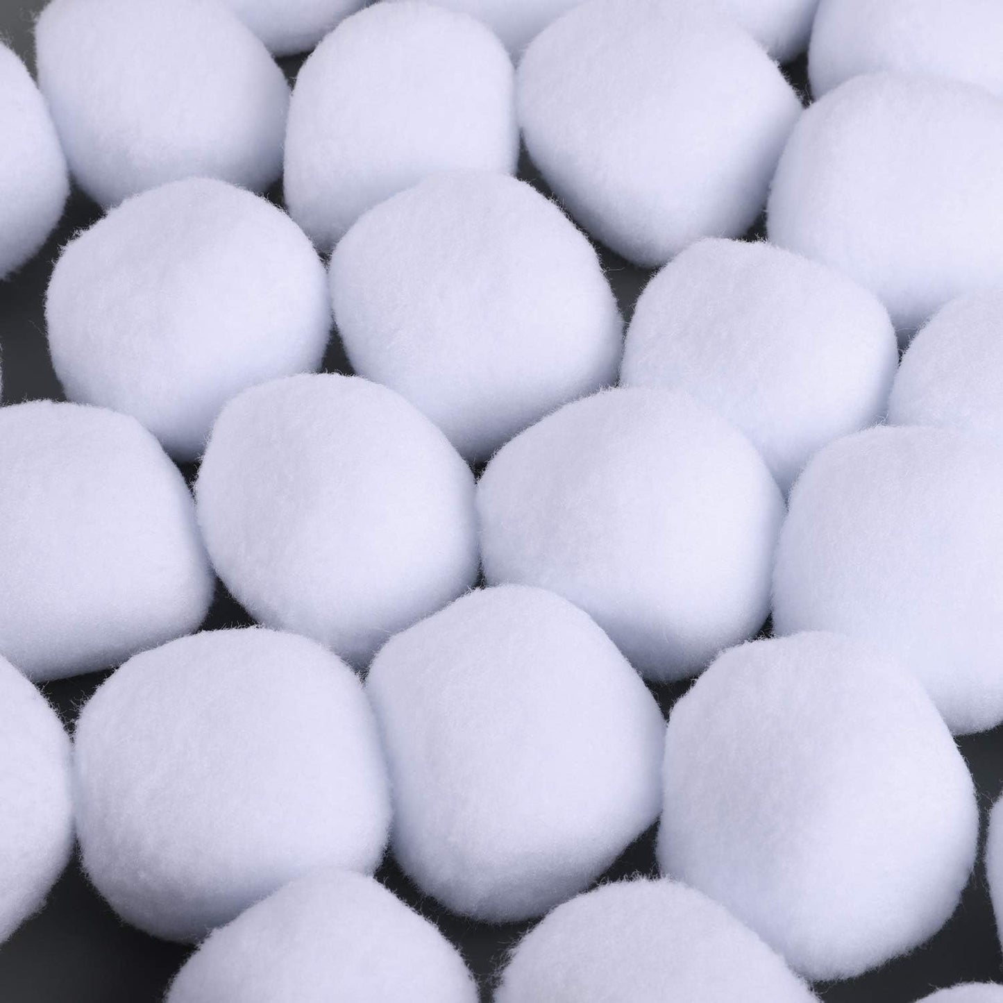 URATOT Snow Toy Balls - 40 Pack Plush Fake Snowballs for Kids' Indoor Winter Games | Soft & Safe
