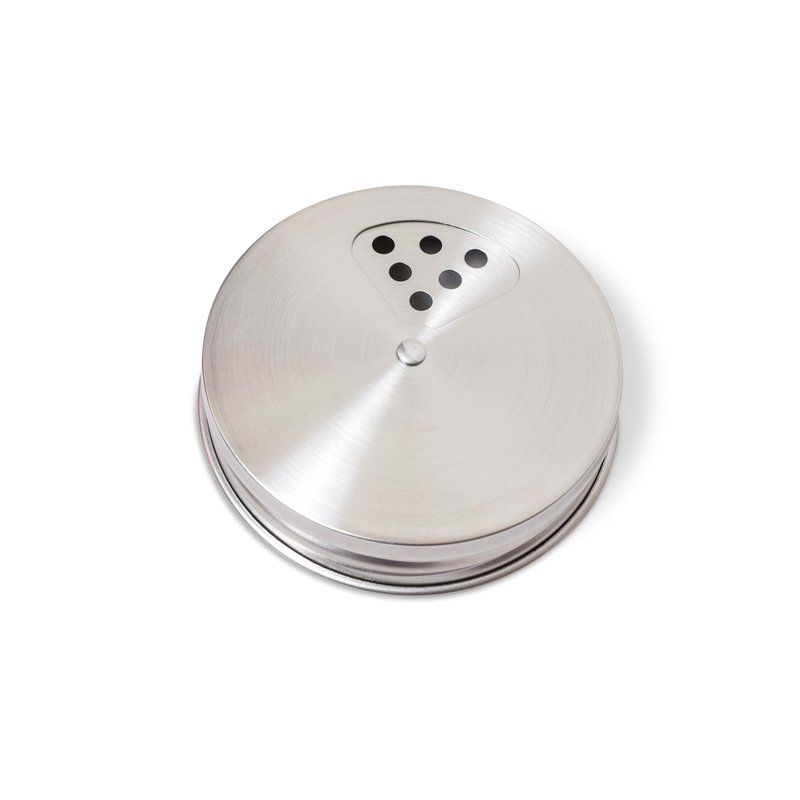 Stainless Steel Adjustable Spice Lid for Mason Jar (Regular Mouth, 4 Pack)