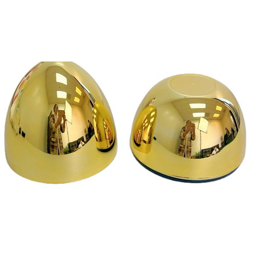 GiftExpress Jumbo Easter Egg - 10" Tall x 7" Wide Extra Large Empty Plastic Eggs - Perfect Kids & Adult Party Toys for Gift Baskets or Egg Hunt Decor - 1 Piece, Gold