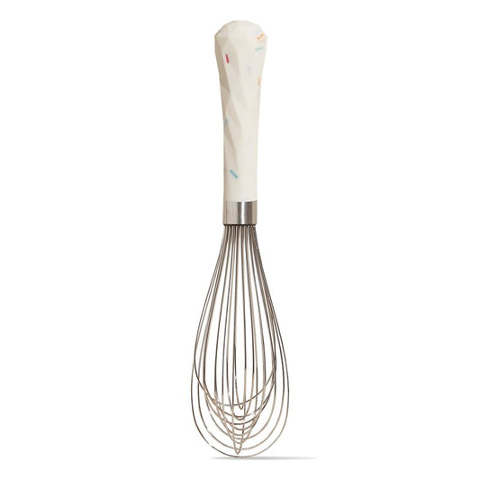 GIR: Get It Right Stainless Steel Whisk, 12 Wire Balloon Whisk for Mixing, Stirring, Beating & Blending – Durable Whisker Tool, 8 IN - Sprinkles