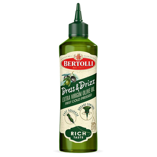 Bertolli Extra Virgin Olive Oil - Rich Taste with Polyphenols | 15.5 fl oz Squeeze Bottle