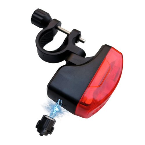 Bike Tail Lights Self-Powered, Cycling Warning Light Bicycle Wheel Fork Magnetic Induction Safety Light Riding Safety Flashlight Taillight