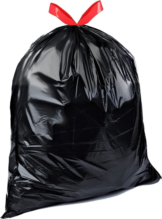 LIMELINEN 30 Gallon Extra Thick Trash Bags - 100 Count Drawstring, Leak & Odor-Resistant for Home & Office