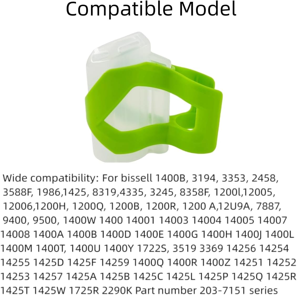Bissell 1400B Vacuum Hose - Self-Cleaning Tool Attachment for Bissell Models | Replacement Part #1613828