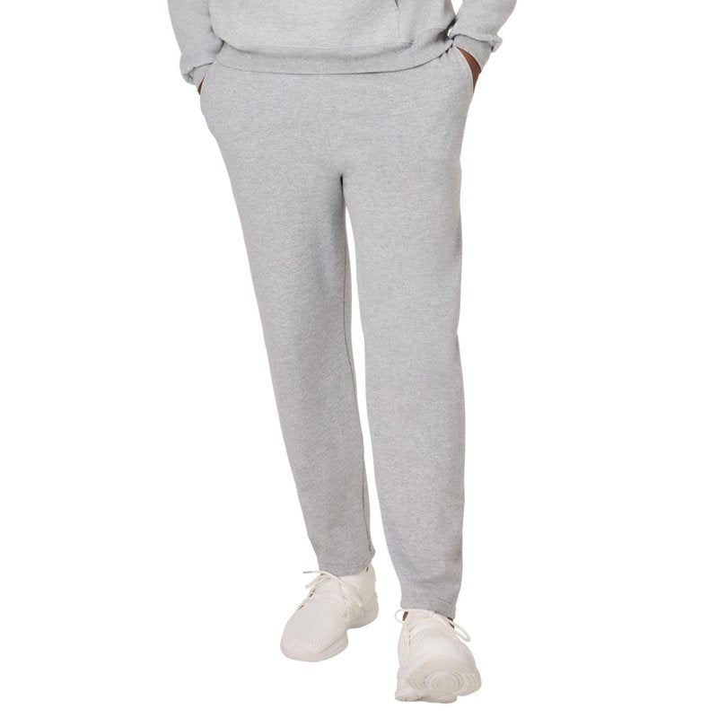 Hanes Men's EcoSmart Open Leg Pant with Pockets, LIGHT STEEL, LARGE