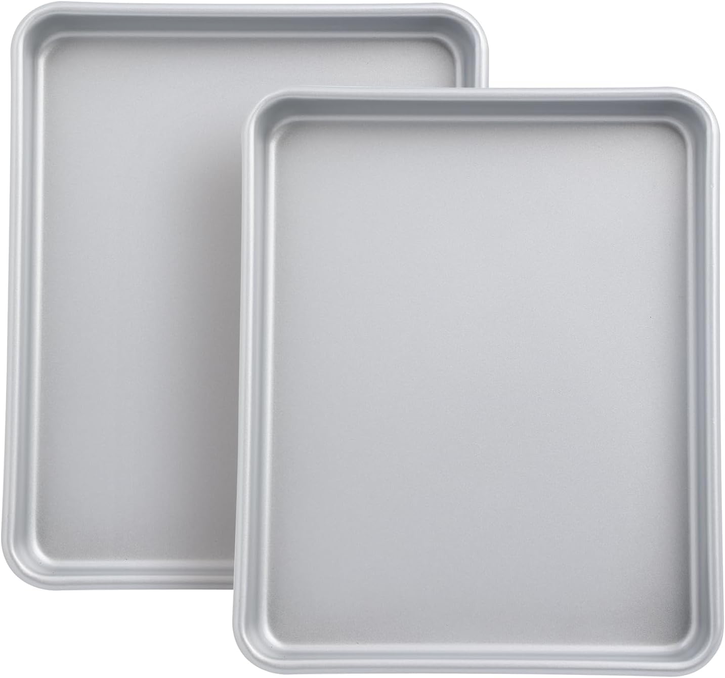 Skiennix Toaster Oven Pans - 2-Pack 11-Inch Nonstick Baking Trays | Heavy Duty & Dishwasher Safe