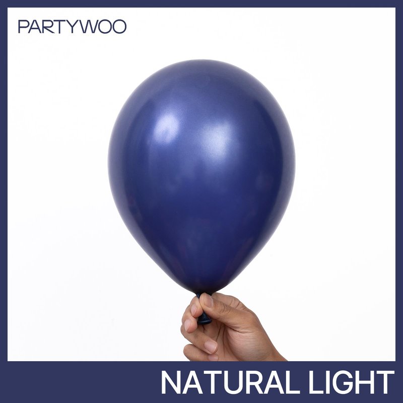 PartyWoo Navy Blue Balloons 101pcs 12 Inch Dark Blue Latex Helium Balloons for Graduation New Year Wedding Sports Theme Boy Baby Shower Men Birthday Bachelorette Party Decorations Blue-Z90