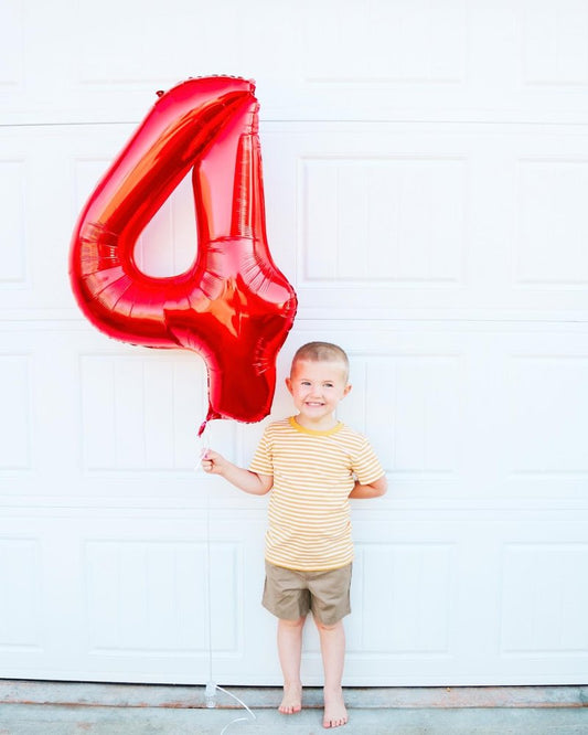 Red Number 19 Balloon 40 inch, 19 Number Balloons, 19th Red Birthday Decorations, 19 Year Old Girls Boys Party Supplies