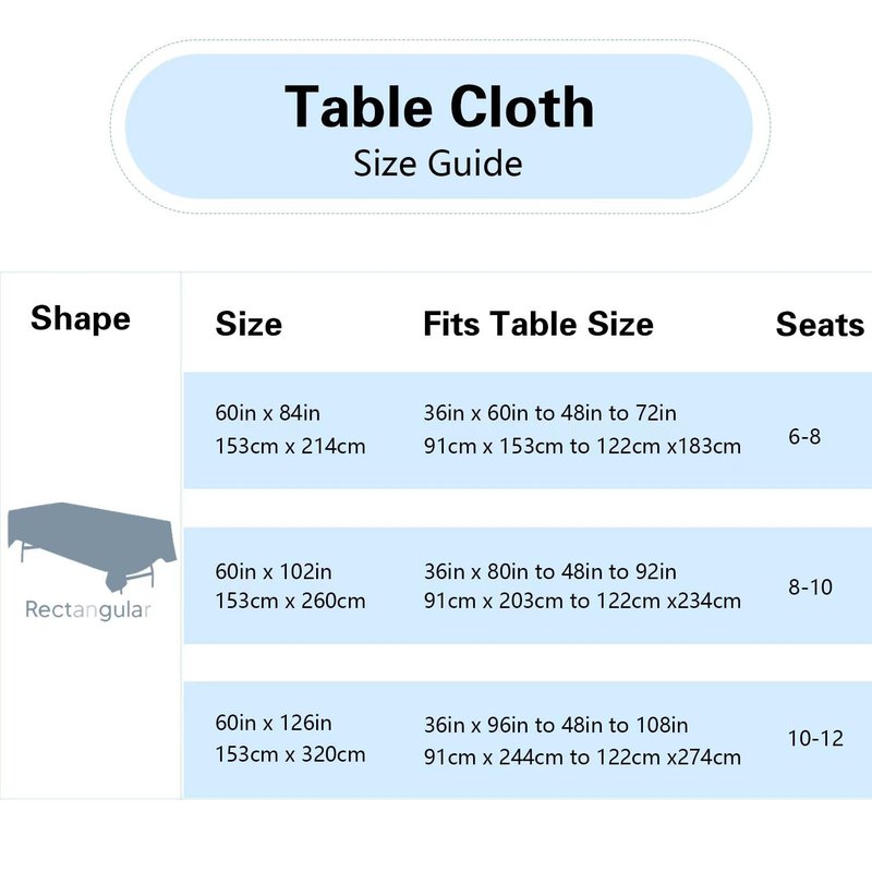 FINDYOU 6 Pack White Table Cloth Rectangle Table 60 x 102 Inch Tablecloths for 6 Foot Rectangle Tables. Stain and Winkle Resistant Polyester Washable White TableCloths for Parties Wedding Dining