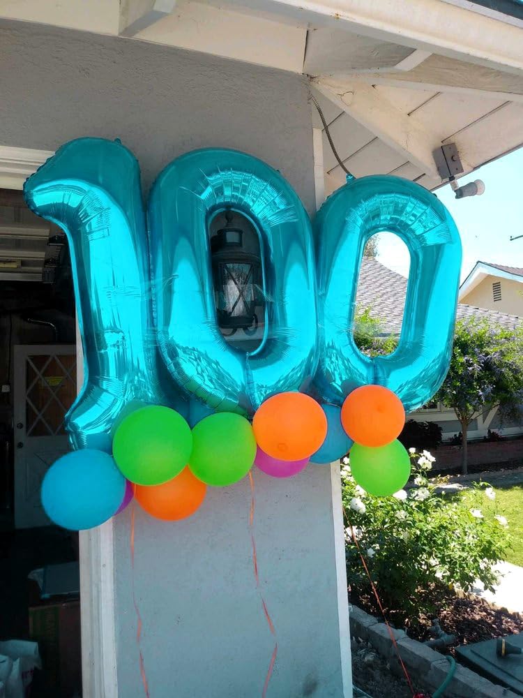 Blue Number Balloon 40 Inch | 0 Balloon for Birthday Decorations | Perfect Party Supplies