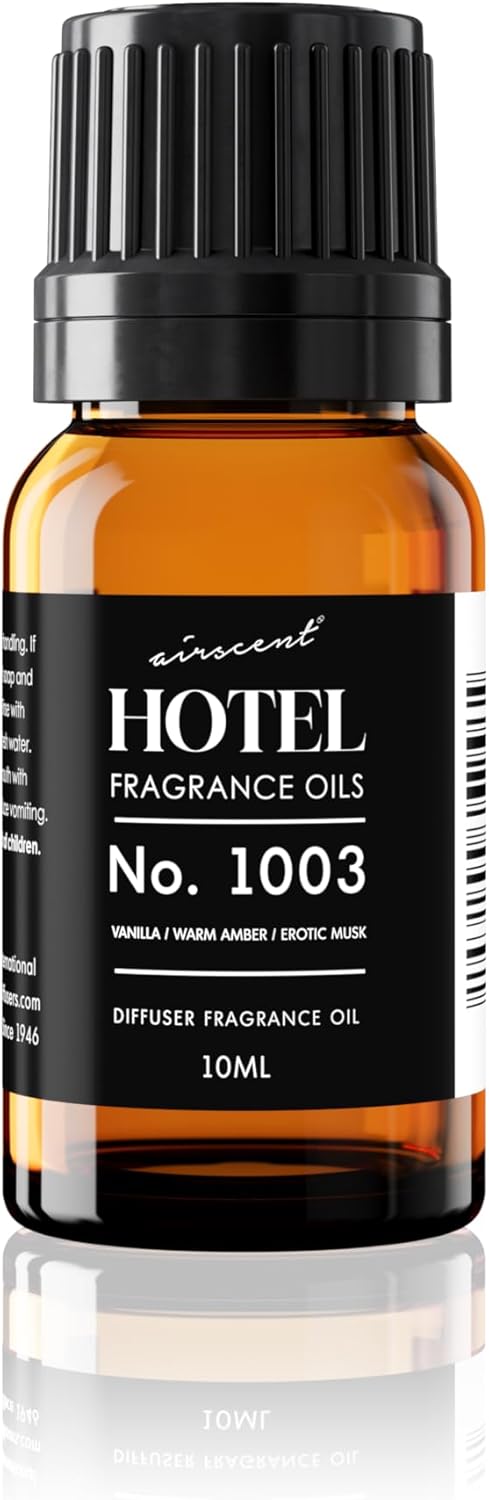 AirScent Hotel Diffuser Oil No. 1003 - Premium Asian Garden Inspired Fragrance Oil | 10 mL Glass Bottle