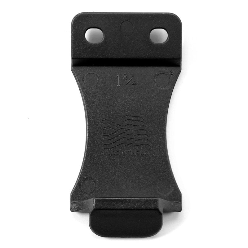 [2PCS] HolsterSmith FOMI Holster Clip for 1.50 Inch Belts – IWB/OWB with Mounting Hardware – USA Made - Adjustable Cant - for Kydex Holsters, Knife Sheaths, Inside Waistband Clips