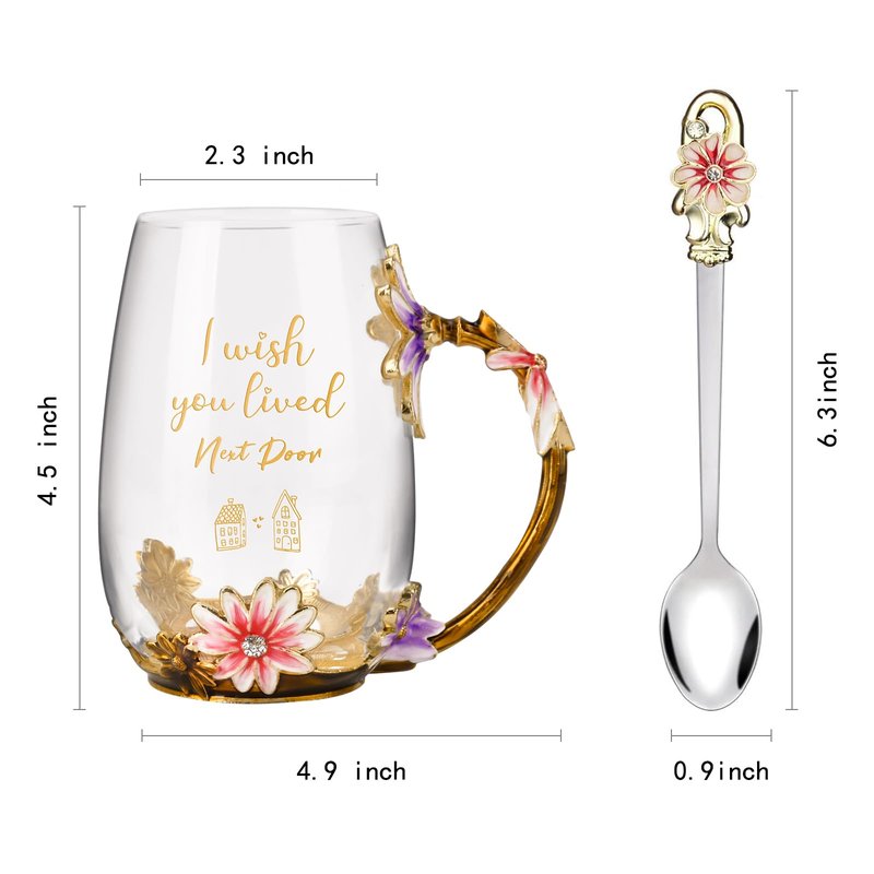 Friendship Gifts for Friends Best Friend Birthday Gifts for Women,Her,BFF,Sisters,Besties Unique Tea Cup