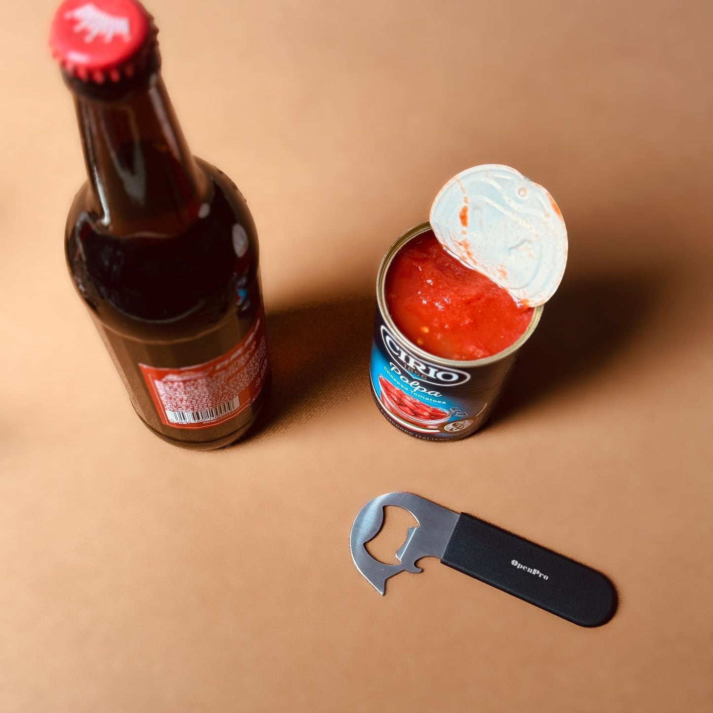 Skiennix Magnetic 2-IN-1 Can Opener & Beer Bottle Opener | Easy Use for Seniors & Arthritis - 2-Pack