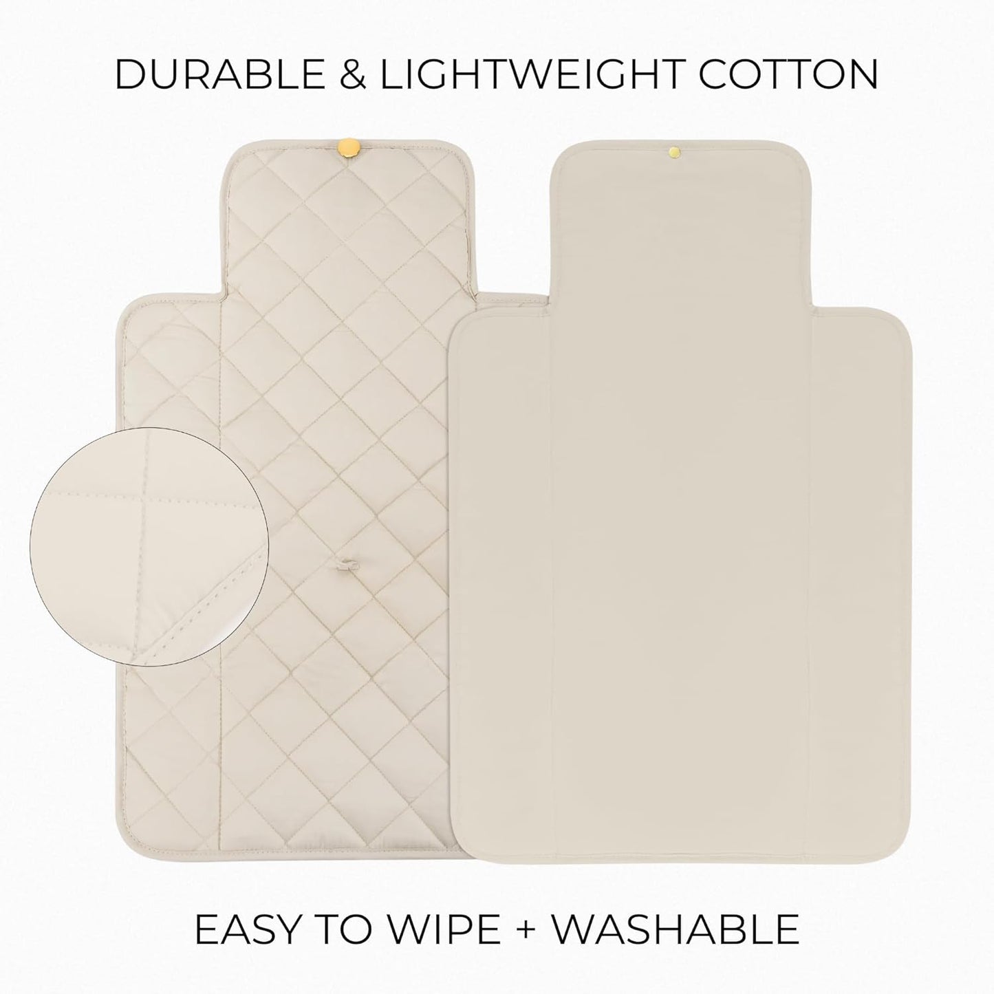 Skiennix Portable Diaper Changing Pad - Soft, Easy-to-Clean Mat for Babies | Lightweight & Foldable for Travel