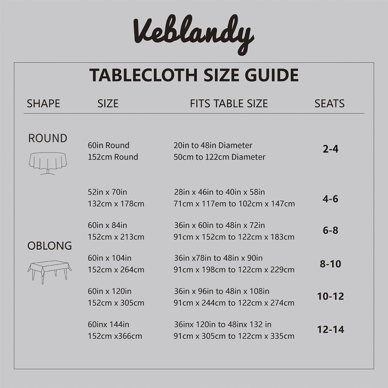 Veblandy Rectangle Tablecloth Linen Textured Waterproof & Stain Resistant Table Cloth Wrinkle Free Decorative Fabric Farmhouse Table Cover for Dining/Party/Buffet/Wedding, 60 x 120 Inch, Dark Grey