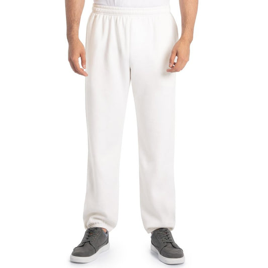 Fruit of the Loom mens Eversoft Fleece & Joggers (Regular Big Man) Sweatpants, Elastic Bottom - White, 3X-Large US